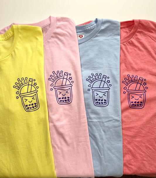 BOBA 👑 KING / QUEEN - T-Shirt - OG Design